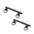 エレコム ステンレスストラップホールシート 2口タイプ ブラック P-STHD2SBK-イメージ2