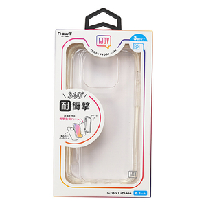 サンクレスト iPhone 13 Pro用衝撃吸収ケース IDRESS IJOY クリア I35RIJ01-イメージ1