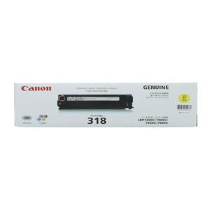 キヤノン カートリッジ318イエロー F819550-2659B003-イメージ1