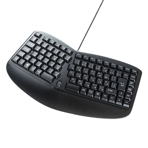 サンワサプライ エルゴノミクスキーボード ブラック SKB-ERG3BK サンワサプライ エルゴノミクスキーボード ブラック SKB-ERG3BK