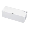 サンワサプライ ケーブル＆タップ収納ボックス（Lサイズ） ホワイト CB-BOXP3WN2