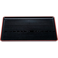 若泉漆器 一休木目盆 黒天朱 尺6寸 ABS樹脂 NS加工 FC740LC-1214270