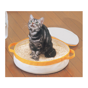 アイリスオーヤマ おでかけ猫トイレ イエロー FC15363-OCT-390-イメージ4