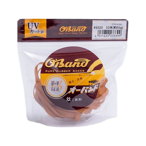 共和 輪ゴム オーバンド 透明袋 #1020 アメ 50g FC944SZ-GTA-N-081-イメージ1