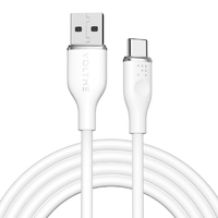 VOLTME シリコン 充電ケーブル USB-C&USB-A 60W ホワイト C2125