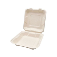 パックスタイル バガス容器 新BBランチ 200-200 50枚 FC363SH-00684425