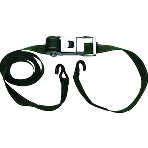 ユタカメイク ベルト荷締機コブラ 50mm×5m×1m Jフック 0.6グリーン FC087HM-3611094-イメージ1