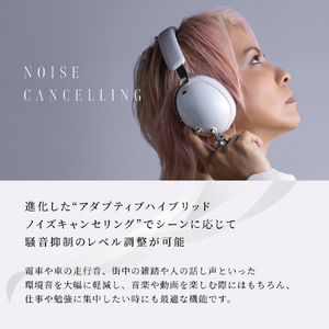 AVIOT オーバーイヤー型ヘッドフォン White WA-J1-WH-イメージ11
