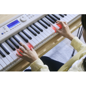 カシオ 光ナビキーボード 光ナビ ホワイト LK-550WE-イメージ10