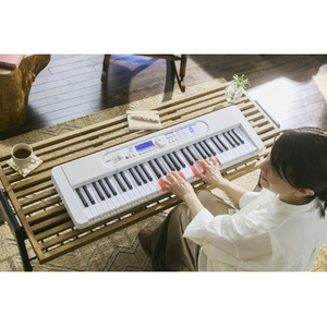 カシオ 光ナビキーボード 光ナビ ホワイト LK-550WE-イメージ7