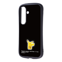レイ・アウト Galaxy S26用 / ポケットモンスター / Puffull 衝撃吸収 バンパー ハイブリッドケース ピカチュウ_シルエット3 RC-PGS26CMD2B/PK75