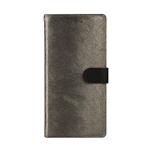 HANSMARE Galaxy S9+用CALF Diary メタルブラック HAN12536S9P-イメージ1