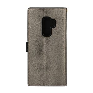 HANSMARE Galaxy S9+用CALF Diary メタルブラック HAN12536S9P-イメージ3