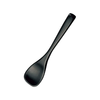 ヤマコー 木製 本漆 デザートスプーン 大 黒 全長123(08328) FC740LD-1573460