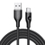VOLTME シリコン 充電ケーブル USB-C&USB-A 60W ブラック C2126-イメージ1