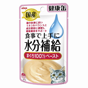 アイシア 国産 健康缶パウチ 水分補給 まぐろペースト 40g ｹﾝｺｳｽｲﾌﾞﾝﾎｷﾕｳﾍﾟ-ｽﾄ40G-イメージ1
