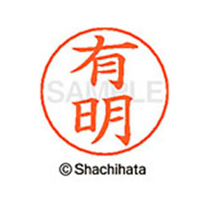 シヤチハタ ネームペン用ネーム シルバー 既製 有明 FC45882-X-GPS-0111-イメージ1