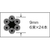 トラスコ中山 TRUSCO JIS規格品メッキ付ワイヤロープ (6×24)Φ9mm×10m 9106306.18 FC727FK-7599510-イメージ2