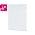 プラス クリアーホルダーA3 10枚入クリアー 88515 20セット FC522YP-88515/FL-211HO