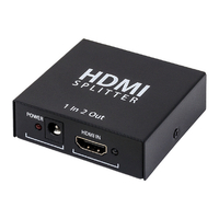 アイネックス HDMI分配器・スプリッター ブラック MSP-01