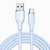 VOLTME シリコン 充電ケーブル USB-C&USB-A 60W ブルー C2127-イメージ1