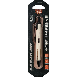 トンボ鉛筆 油性ボールペン エアプレス ベージュ FCJ651R-BC-APN22-イメージ2