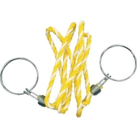 トラスコ中山 コーン用ロープ 標識 黄×白 12mm×2m ロープ標識黄×白黄／白 FC819GF-8558131