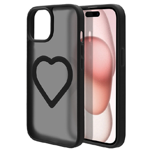 ラスタバナナ iPhone 15/14/13用Mignu TPU×PCケース ブラック＊フロストブラック 9113IP361HPFBK-イメージ1