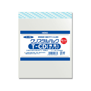 シモジマ クリスタルパック厚口 140×155+40mm 100枚×10 T-CD横 FC48225-006769800-イメージ1