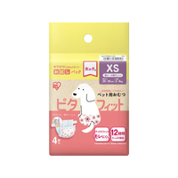アイリスオーヤマ ペット用おむつ ピタフィット 女の子用 XS 4枚 FCJ497V-FNPD-XS4
