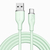 VOLTME シリコン 充電ケーブル USB-C&USB-A 60W グリーン C2128-イメージ1