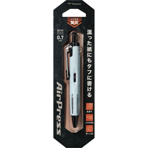 トンボ鉛筆 油性ボールペン エアプレス ブルーグレー FCJ652R-BC-APN42-イメージ2