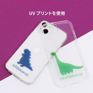 AKAN iPhone 14 Pro用ソフトクリアケース アロサウルス AK23538I14P-イメージ9