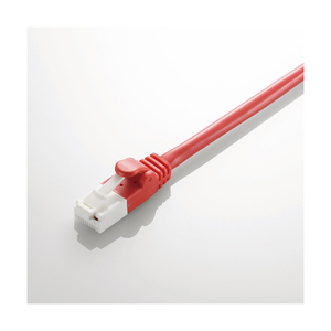 エレコム Cat5e対応ツメ折れ防止LANケーブル 3m レッド LD-CTT/R3/RS-イメージ1