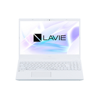 NEC 15．6型高性能ノートブック LAVIE N15 パールホワイト PC-N157CLAW