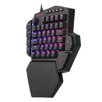 REDRAGON K585RGBTI RGB片手用メカニカルキーパッド DITI ブラック