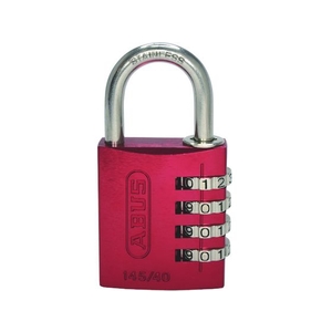 ＡＢＵＳ ナンバー可変式ステンレスシャックル南京錠 145IB-40 レッド FC893EU-4957661-イメージ1