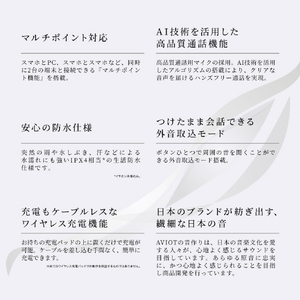 AVIOT 完全ワイヤレスイヤホン Black TE-J2-BK-イメージ18