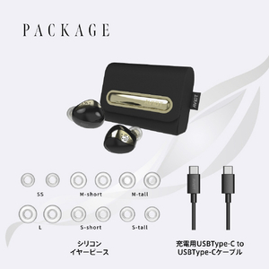 AVIOT 完全ワイヤレスイヤホン Black TE-J2-BK-イメージ6