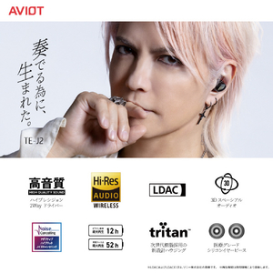 AVIOT 完全ワイヤレスイヤホン Black TE-J2-BK-イメージ7