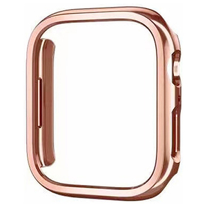 GAACAL Apple Watch Series 7-8 [41mm]用プラスチックフレーム メタリックローズゴールド W00224R5-イメージ1