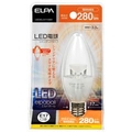 エルパ LED電球 E17口金 全光束280lm(3．3Wシャンデリア球タイプ) 電球色相当 elpaball LDC4CL-E17-G351