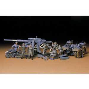 タミヤ 1/35 ドイツ88mm砲(オートバイ付) 1/35 ミリタリーミニチュアシリーズ No.17 タミヤMM ドイツ 88ミリホウ カイ タミヤ 1/35 ドイツ88mm砲(オートバイ付) 1/35 ミリタリーミニチュアシリーズ No.17 タミヤMM ドイツ 88ミリホウ カイ