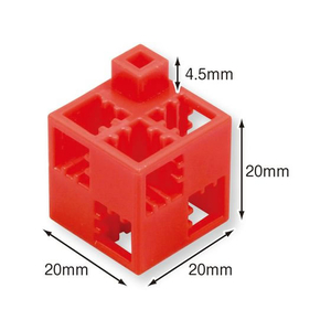 アーテック Artecブロック 基本四角 24P 茶 FCS2845-77752-イメージ4