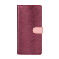 HANSMARE Galaxy S9+用CALF Diary ワインピンク HAN12538S9P