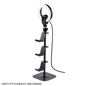 サンワサプライ ゲームコントローラースタンド(ヘッドフォンホルダー付) ブラック JY-STN1BK-イメージ14