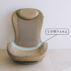 ドクターエア 3Dマジックチェア 座椅子 ベージュ MC-04BE-イメージ7