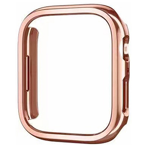 GAACAL Apple Watch Series 7-8 [45mm]用プラスチックフレーム メタリックローズゴールド W00224R6-イメージ1