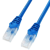 サンワサプライ ツメ折れ防止CAT5eLANケーブル(1．0m) ブルー LA-Y5TS-01BL