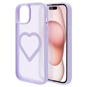 ラスタバナナ iPhone 15/14/13用Mignu TPU×PCケース パープル＊フロストパープル 9115IP361HPFPU-イメージ1
